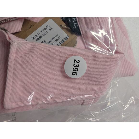 A.P.C. Rosa Mini Dress Pink Collared Shirt Dress A Line Size 40 (US 6/8) - Picture 13 of 13